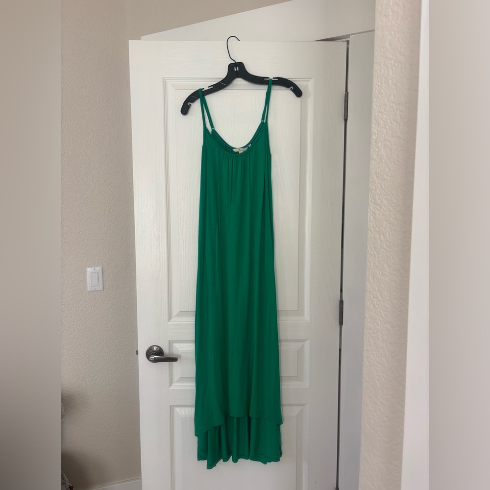Boden green maxi dress size 6